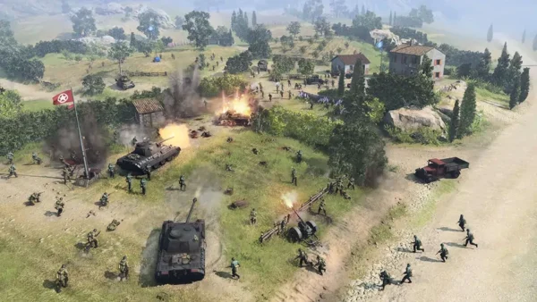Imagen Gameplay Demostracion Cómo se ve el Juego COMPANY OF HEROES