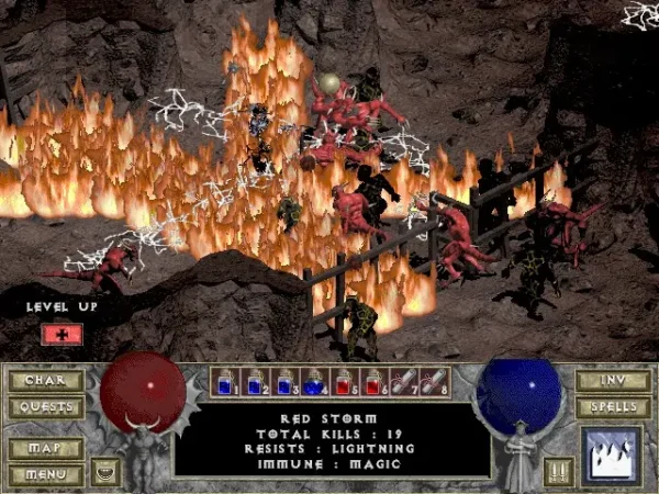 Imagen Gameplay Demostracion Cómo se ve el Juego Diablo 1