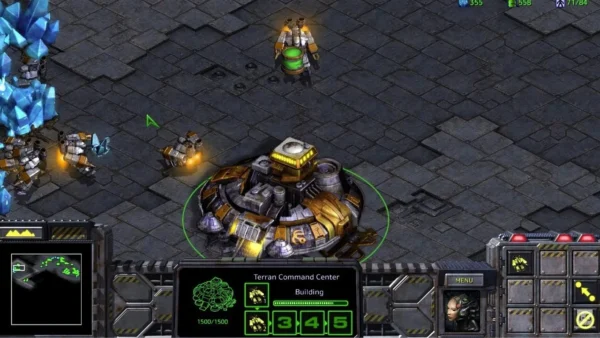 Imagen Gameplay Demostracion Cómo se ve el Juego STARCRAFT 1