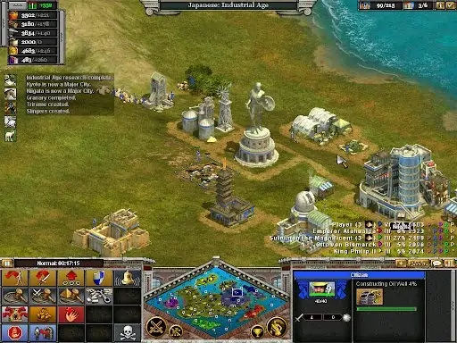 Imagen Gameplay Demostracion Cómo se ve el Juego RISE OF NATIONS