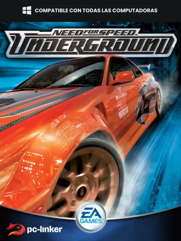 PORTADAVIDEOJUEGO PCLINK Need for Speed: Underground para PC (2003)