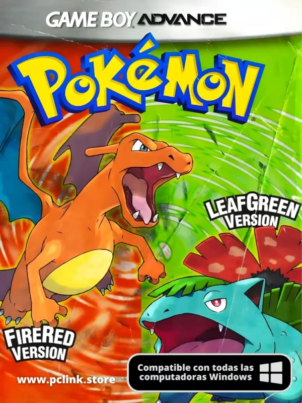 Pokémon Rojo Fuego y Verde Hoja para PC