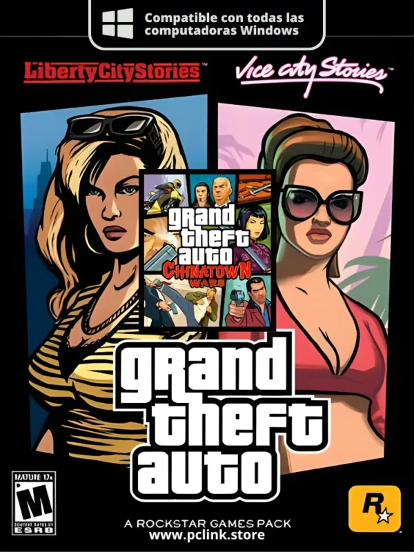 PORTADAVIDEOJUEGO PCLINK (21) Grand Theft Auto: Stories Collection Completo